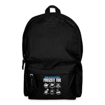 Kreuzfahrt Kreuzfahrturlaub Kreufahtfan - Rucksack - Schwarz - Vorne