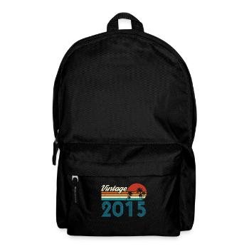 Vintage 2015 Vintage Anniversaire Rétro Vintage - Sac à dos - noir - Devant