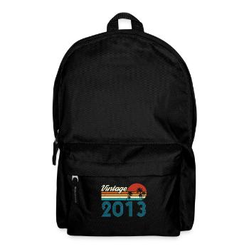 Vintage 2013 Vintage Anniversaire Rétro Vintage - Sac à dos - noir - Devant