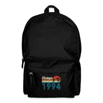Vintage 1994 Vintage Anniversaire Rétro Vintage - Sac à dos - noir - Devant