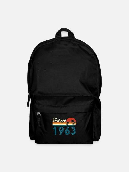 Vintage 1963 Vintage Geburtstag Retro Vintage - Rucksack - Schwarz