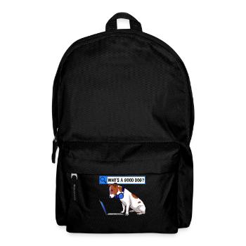 Who is a good dog, cute dog owner Jack - Backpack - black - Front