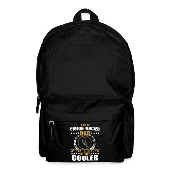Funny pigeon fancier Papa - Backpack - black - Front