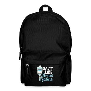 Salty Like Normal Saline Vintage - Backpack - black - Front