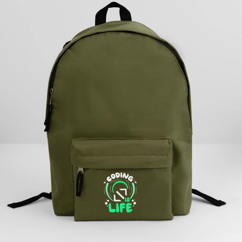 Coding Is Life Code Coder Programmer Backpack