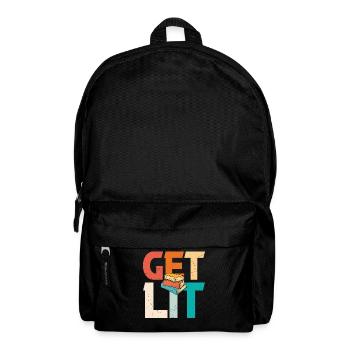 Erhalten Sie Lit Books- - Rucksack - Schwarz - Vorne