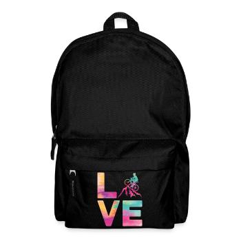 Funny Road Bike Riding Cycling - Backpack - black - Front
