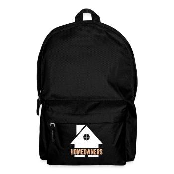 Hauseigentümer Hausbesitzer Hausherr Haus - Rucksack - Schwarz - Vorne