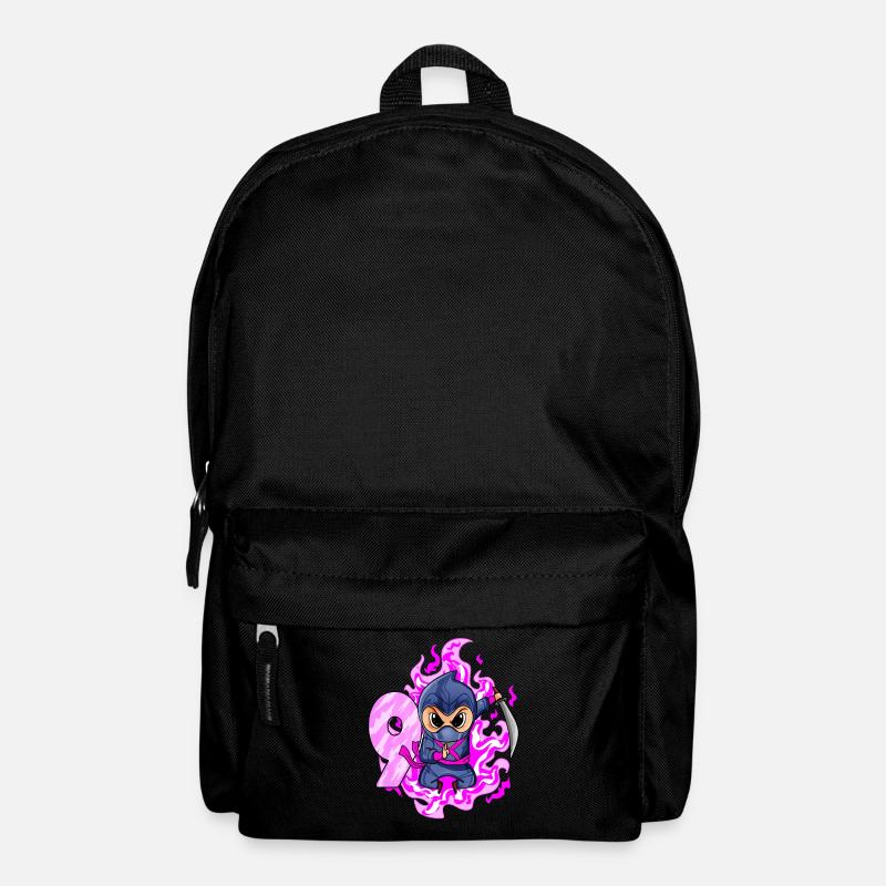 9th Birthday Girl 9 years old Ninja - Backpack - black