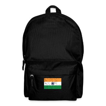 Drapeau de l’Inde - Sac à dos - noir - Devant