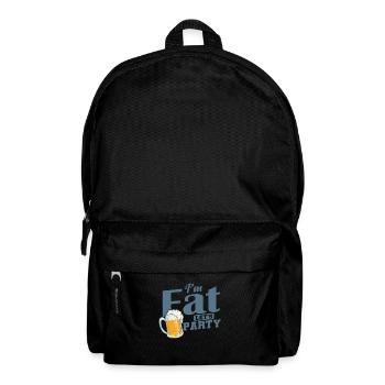 Je suis gros, faisons la fête en célébrant la musique dansante - Sac à dos - noir - Devant
