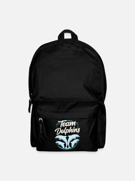 Team Dolphin Dolphins Dolphin Lover Dolphin - Backpack - black
