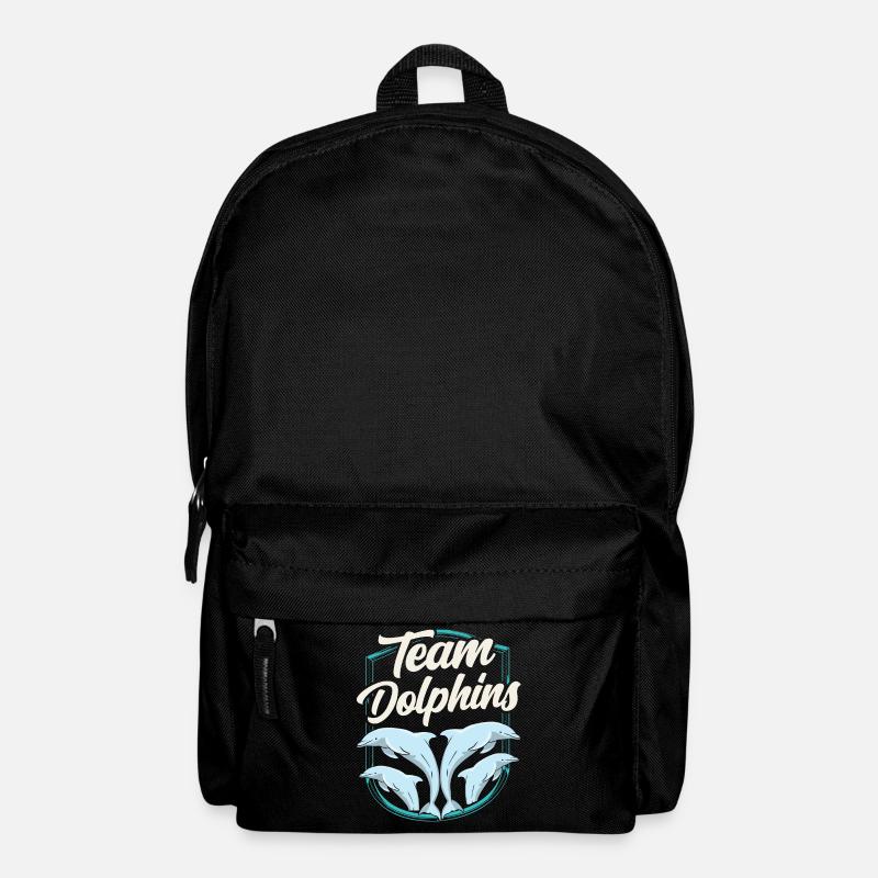 Team Dolphin Dolphins Dolphin Lover Dolphin - Backpack - black
