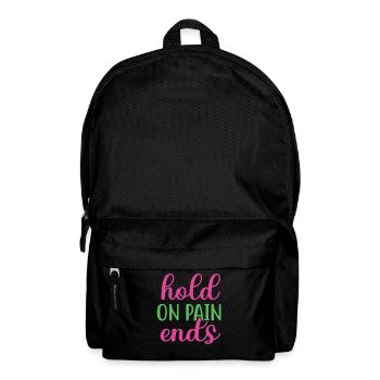 Hold On-pain-ends Mental Health - Backpack - black - Front