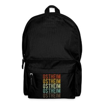 Ostheim City Rétro Vintage - Sac à dos - noir - Devant