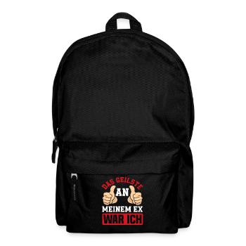Das Geilste An Meinem Ex War Ich Scheidung Exmann - Rucksack - Schwarz - Vorne