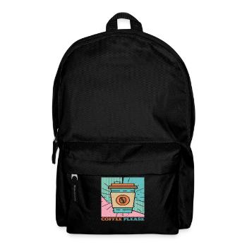 Coffee Please Quotes For Coffee - Backpack - black - Front