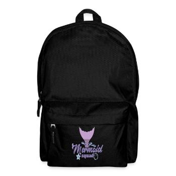 Mermaid Squad Mermaid Zitate - Rucksack - Schwarz - Vorne