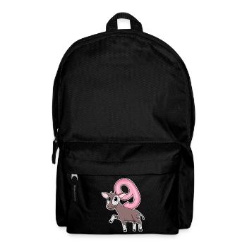 Girl 9 years old Okapi 9th birthday gift - Backpack - black - Front