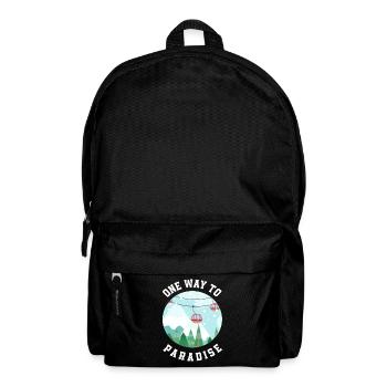 Snowboard Snowboarder - Rucksack - Schwarz - Vorne
