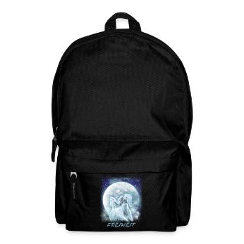Pferde Mädchen Freiheit - Rucksack - Schwarz - Vorne