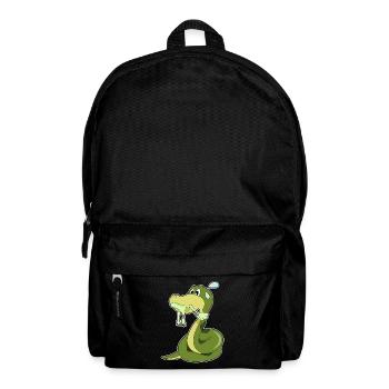 Funny snake - Backpack - black - Front
