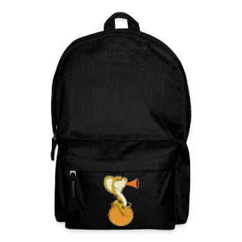 Snake Musician Trumpet Music - Backpack - black - Front