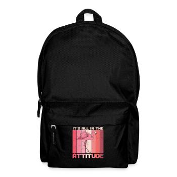 Es ist alles in der Einstellung Flamingo - Rucksack - Schwarz - Vorne