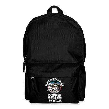 Never Underestimate Skipper né en 1964 - Sac à dos - noir - Devant