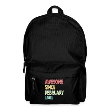 Awesome since February 1951 - Backpack - black - Front