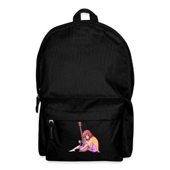Downtown Girl Esthétique Anime Girl E-Guitar - Sac à dos - noir - Devant