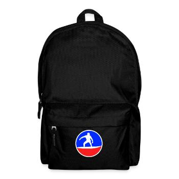 Surfing Logo - Backpack - black - Front