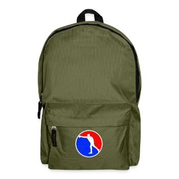Logo des boîtes - Sac à dos - vert olive - Devant