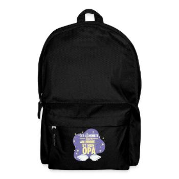 Großvater Großpapa Opi Opa - Rucksack - Schwarz - Vorne