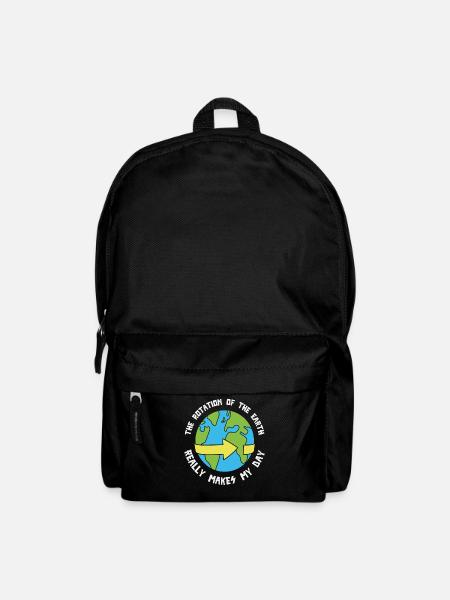 Die Rotation der Erde macht meinen Tag wirklich - Rucksack - Schwarz