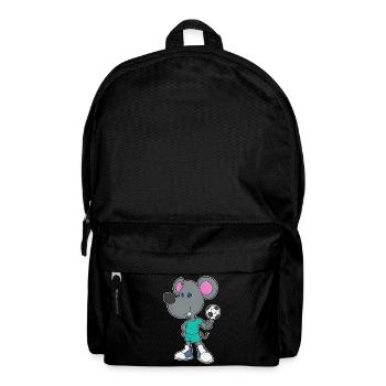 Mouse Football Player Football - Backpack - black - Front