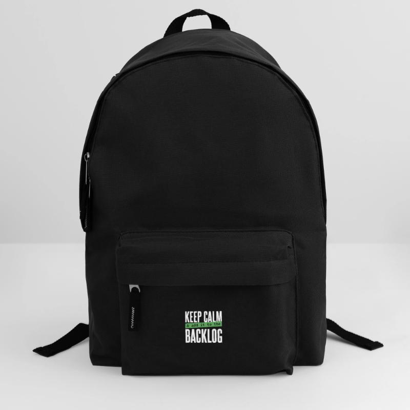 Programmierer - keep calm & add it to the backlog Rucksack