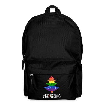 Merry Queer Christmas - Schöne Queere Weihnachten - Rucksack - Schwarz - Vorne