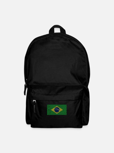 Brasilien Flagge - Rucksack - Schwarz