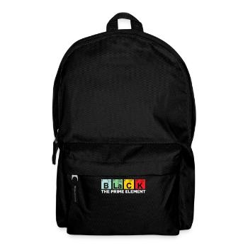 Schwarz Das Wichtigste Element Chemie Wissenschaft - Rucksack - Schwarz - Vorne