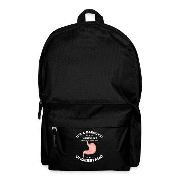Gastric Bypass and Gastric Bypass Operation Design - Backpack - black - Front
