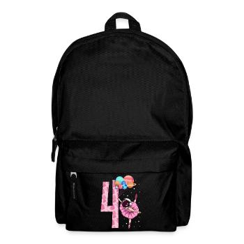 Ballerine astronaute Fille 4ème anniversaire - Sac à dos - noir - Devant