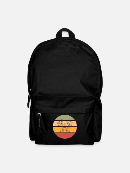 Retro Kleidung für Labrador Lab - Rucksack - Schwarz