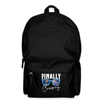 Cruise Ship Vacation Finally - Rucksack - Schwarz - Vorne