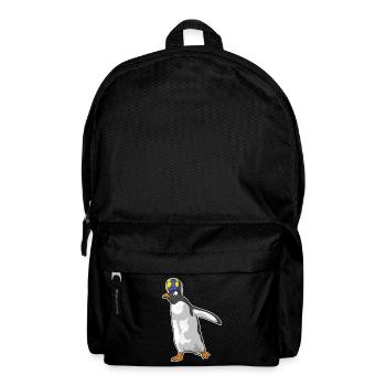 Pinguin Handballspieler Handball - Rucksack - Schwarz - Vorne