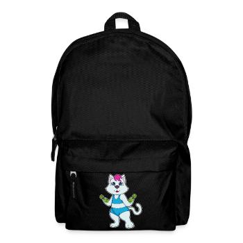 Cat Bodybuilder Dumbbell Bodybuilding - Backpack - black - Front