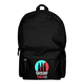 Bräutigam Team Sprüche Hochzeit Party Heirat - Rucksack - Schwarz - Vorne