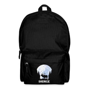 sverige Elch Schweden skandinavien - Rucksack - Schwarz - Vorne