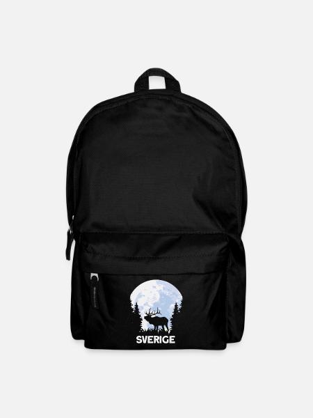 sverige Elch Schweden skandinavien - Rucksack - Schwarz