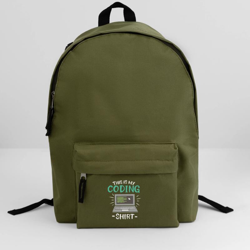 This is my Coding Shirt Coder Backpack